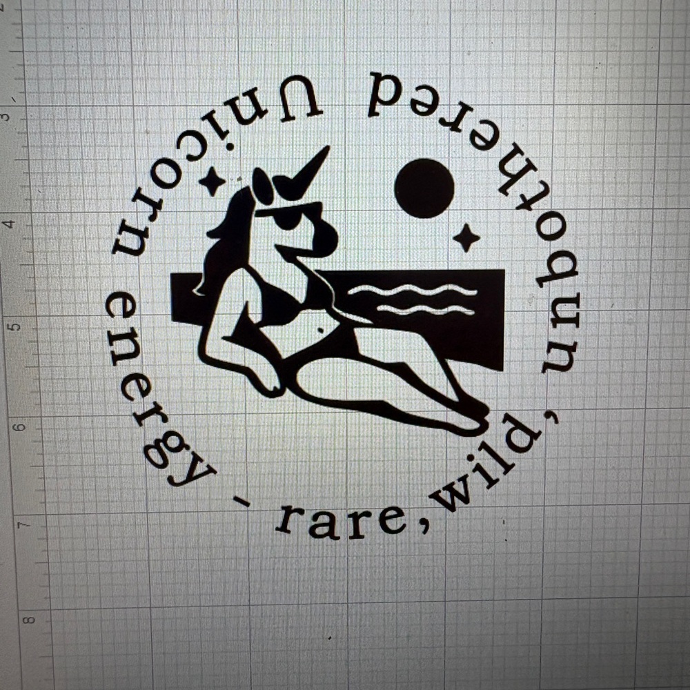 Main Character Unicorn Sticker